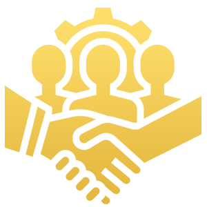 Icono de patrocinio y auspicio